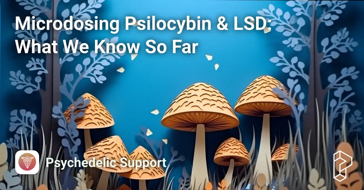 Microdosing Psilocybin and LSD What We Know So Far Course Image